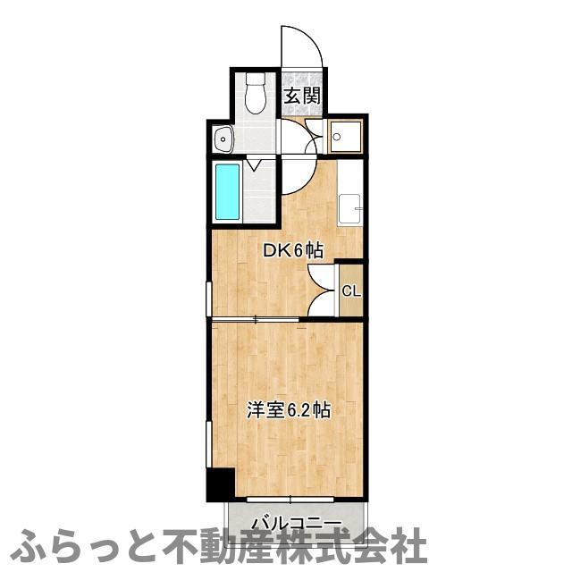 グランドパレスNS-77(1DK/2階)の間取り写真
