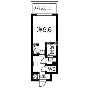 エスリードレジデンス梅田マークス(1K/11階)の間取り写真