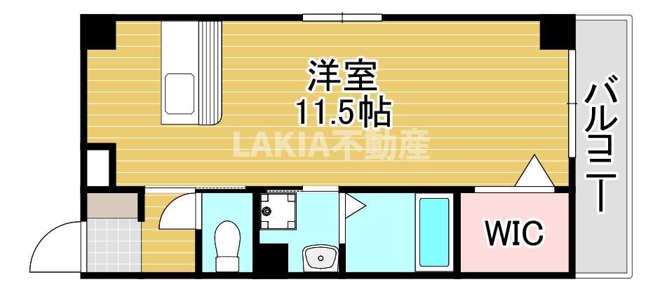 サンプロスペリティ(ワンルーム/1階)の間取り写真