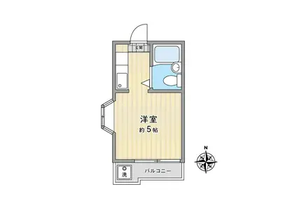 富士越コーポ荻窪A(ワンルーム/2階)の間取り写真