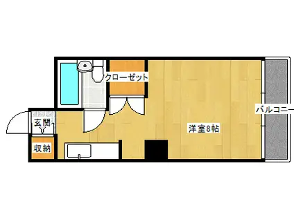 サンハイム湯河原(ワンルーム/3階)の間取り写真