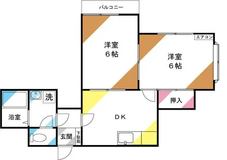 ルミナス大宮 2階階 間取り