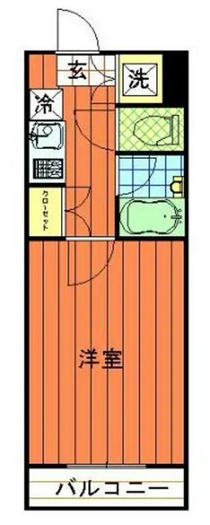 ルーブル蒲田南 3階階 間取り