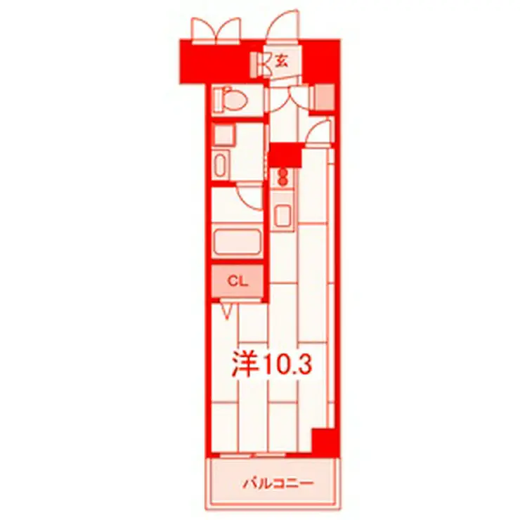 エスペランサ 4階階 間取り