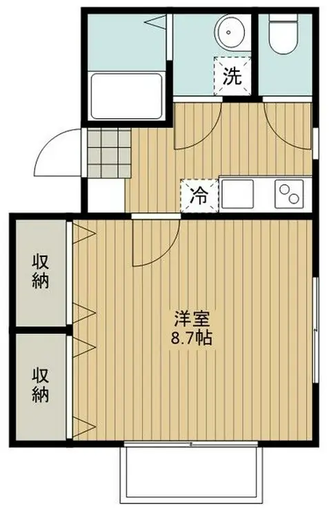 サニーコートII 1階階 間取り