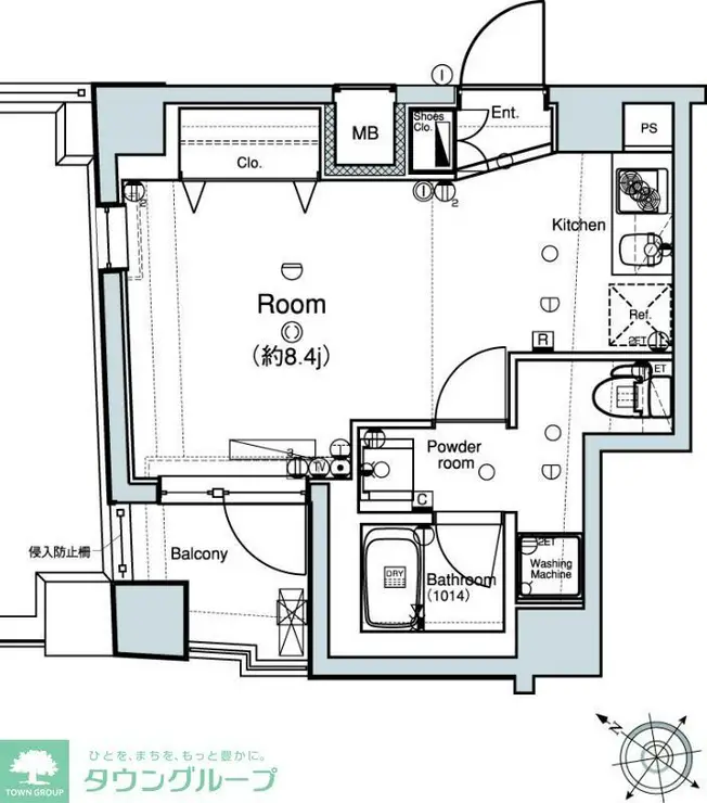 L-Flat板橋区役所前 6階階 間取り