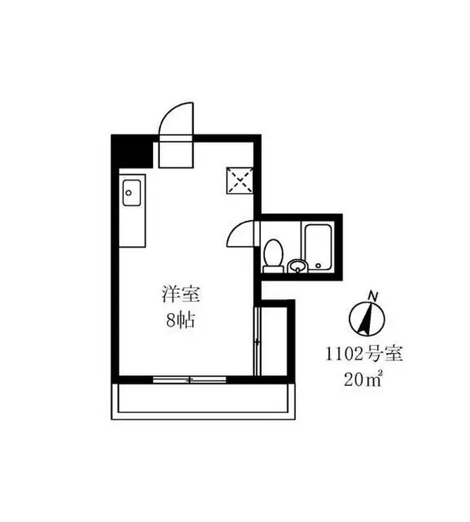 マンションメナハウス 11階階 間取り