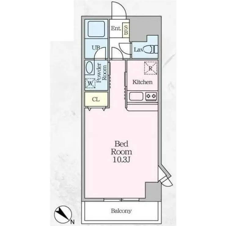 Fierte高波 9階階 間取り