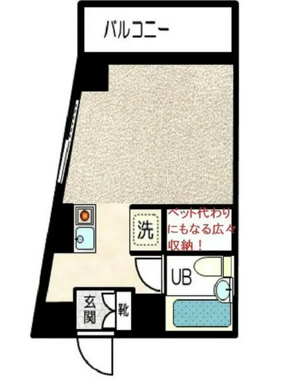 リーフビル 2階階 間取り