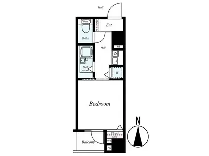 プレール神田佐久間町(1K/10階)の間取り写真