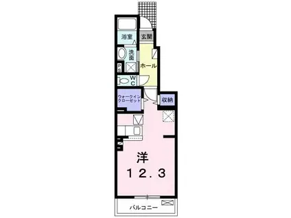 坂本3丁目アパート(ワンルーム/1階)の間取り写真