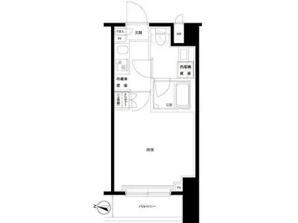 ルーブル横濱南太田(1K/2階)の間取り写真