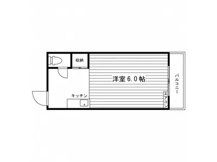 プルミエール鞠小路(ワンルーム/2階)の間取り写真