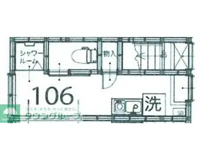 サークルハウス蓮根弐番館 100(ワンルーム/1階)の間取り写真
