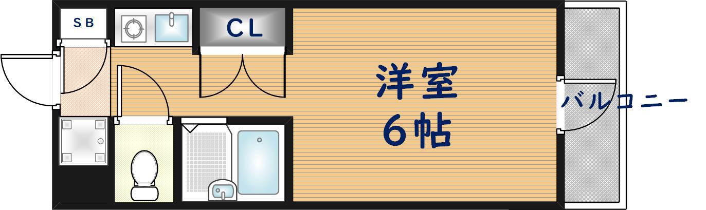 カサデルチルコ(ワンルーム/4階)の間取り写真