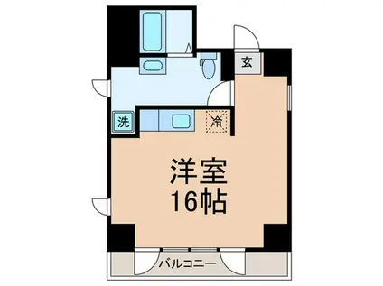 FM7池袋ハウス(ワンルーム/5階)の間取り写真