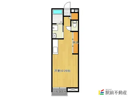 メゾン・ルポ(ワンルーム/1階)の間取り写真