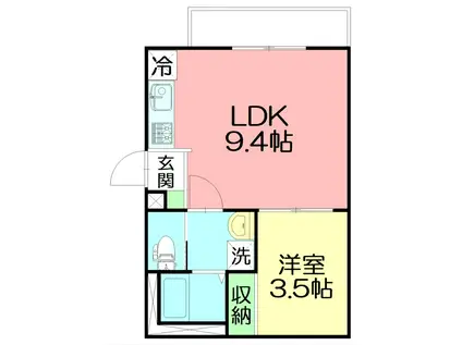 伊勢原市桜台2丁目計画(1LDK/2階)の間取り写真