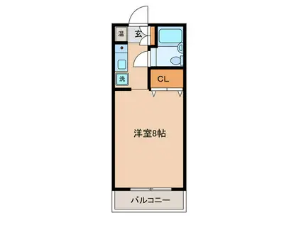 エクセランス小池(ワンルーム/4階)の間取り写真