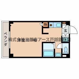 ヒルサイドコート西品川(ワンルーム/4階)の間取り写真