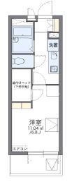 レオパレスフェリキタス花園(1K/3階)の間取り写真