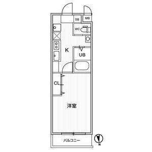 A・CITY名港 (1K/5階)の間取り写真