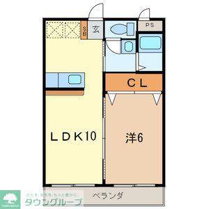 フローレス八番館 913948(1LDK/3階)の間取り写真