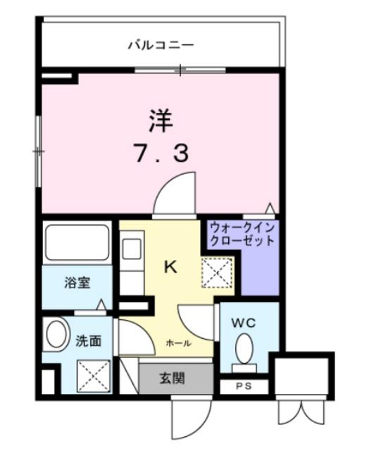 ‐レゼル‐(1K/3階)の間取り写真