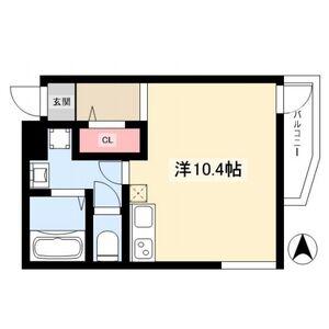SUCCESSVIZEROセレブ(ワンルーム/2階)の間取り写真