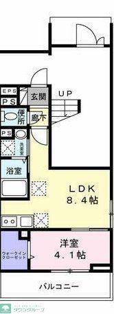 SEA SHINURAYASU(1LDK/2階)の間取り写真