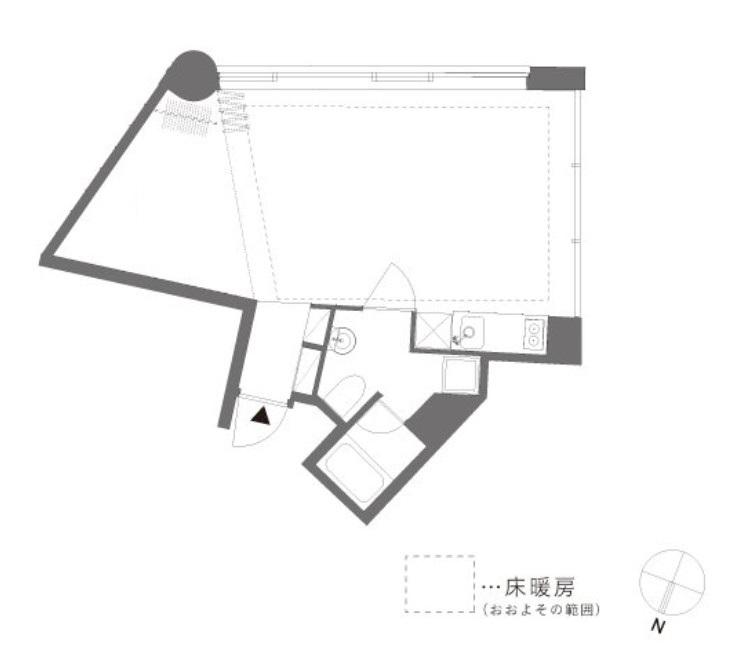 GROVE(1LDK/7階)の間取り写真