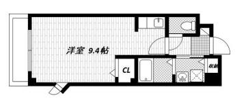 リフティ北町A(ワンルーム/2階)の間取り写真