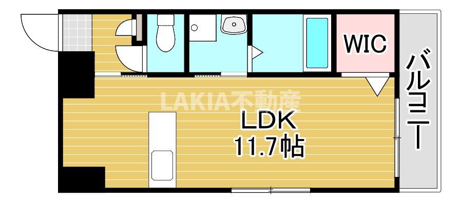 サンプロスペリティ(ワンルーム/2階)の間取り写真