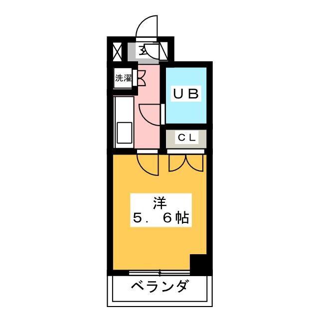 アルタヴィラドゥエ(1K/2階)の間取り写真