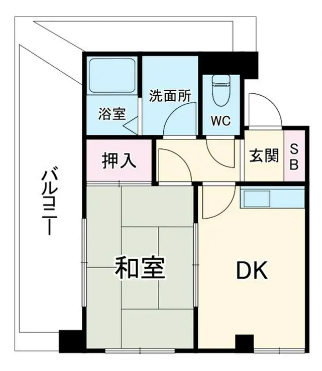 エルアイユ 4階階 間取り