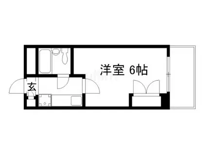 メゾンエスポート(1K/3階)の間取り写真