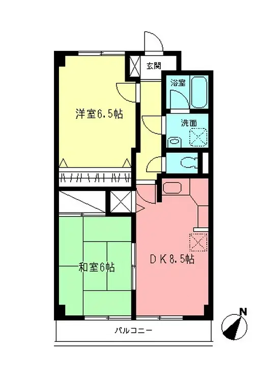 グリーン多摩 2階階 間取り
