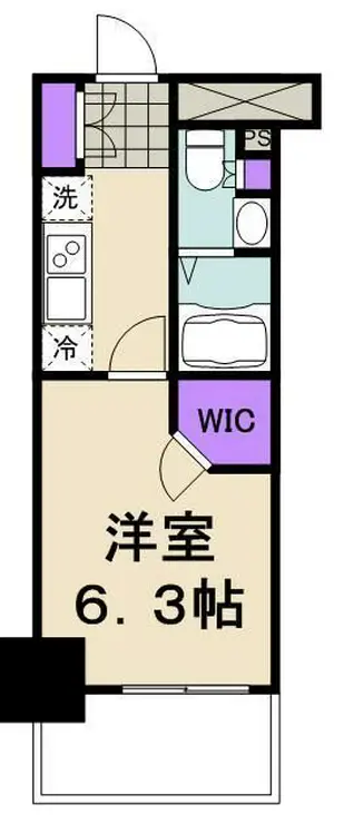 エスティメゾン大島 5階階 間取り