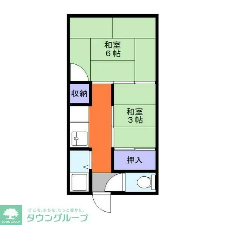コーポ正和 2階階 間取り