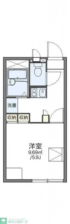 レオパレスT・H宮内 1階階 間取り