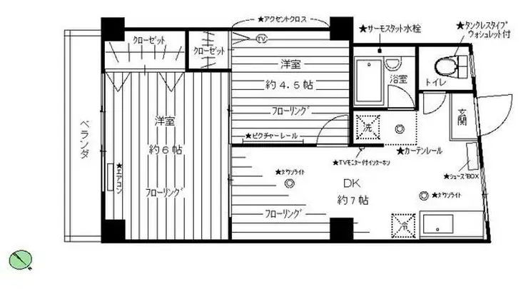 明和ビル 3階階 間取り