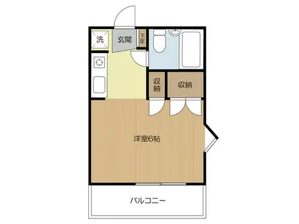 モアメゾン(ワンルーム/3階)の間取り写真