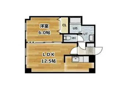 AVANT GARDEIII(1LDK/4階)の間取り写真