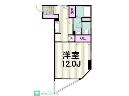 エスポワール・ハマダ(1K/5階)の間取り写真