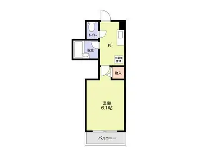 メゾン東陽日吉マンション(1K/3階)の間取り写真