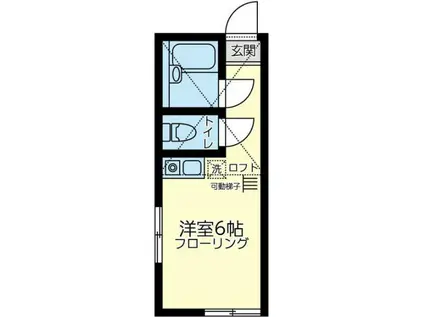 ユナイト上大岡マークエスター(ワンルーム/1階)の間取り写真
