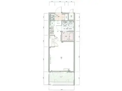 ピュアドーム箱崎ステーション(1K/11階)の間取り写真