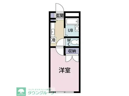 レオパレス秀栄A館(1K/2階)の間取り写真