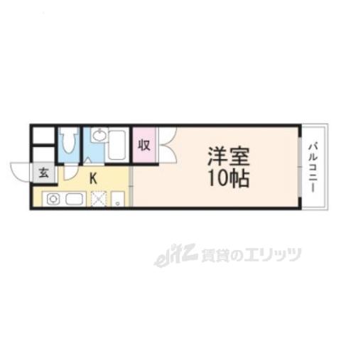 メゾンドプレミール(1K/3階)の間取り写真