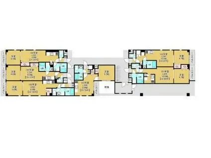 コートドールソガ(1LDK/1階)の間取り写真